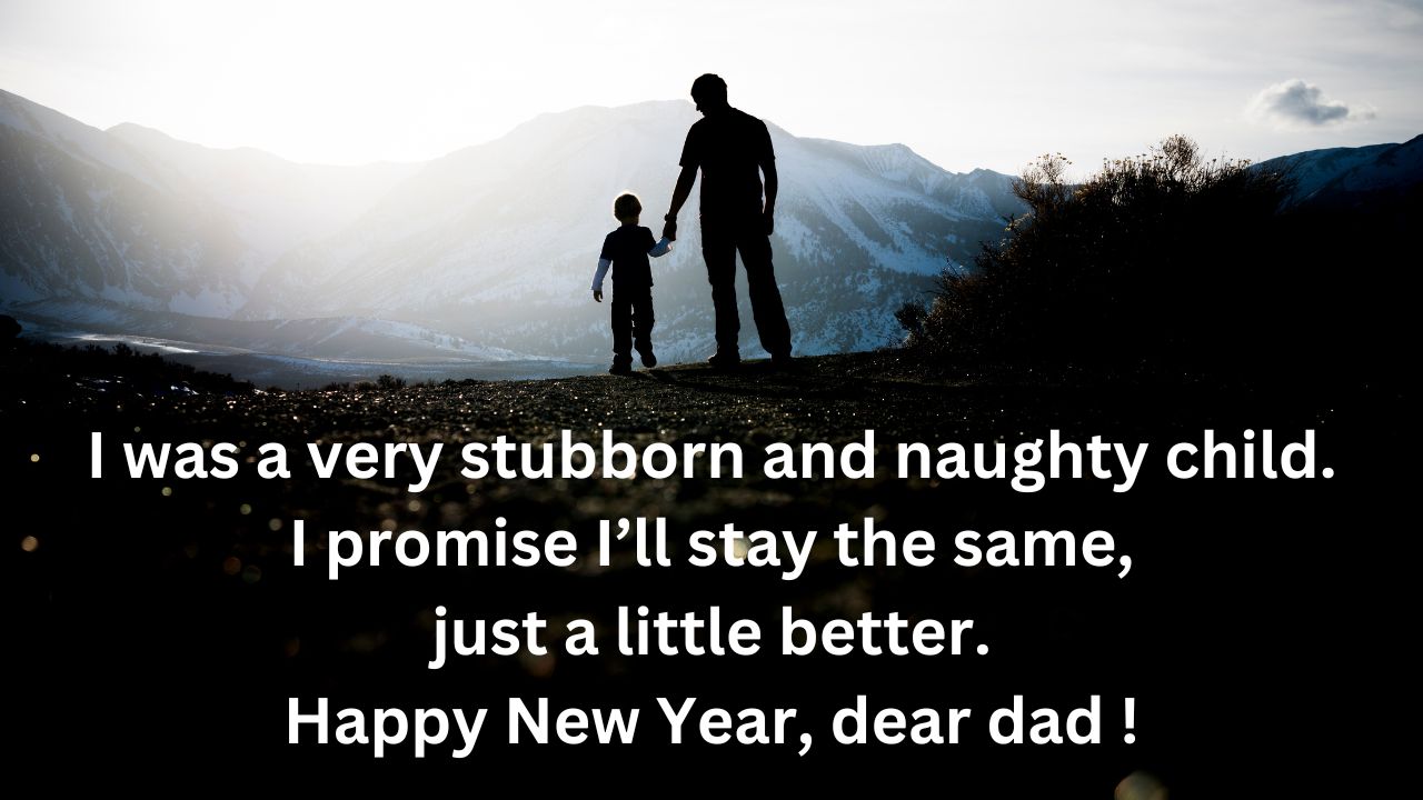 new year message to father